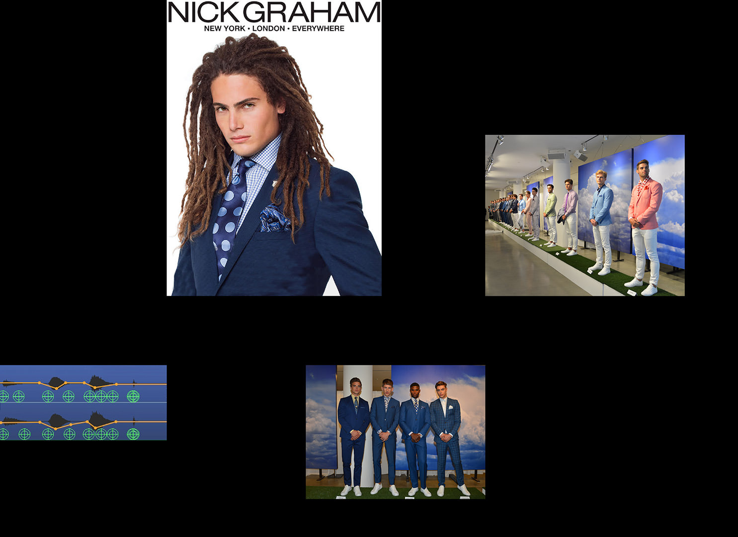 Spatial audio for the Nick Graham menswear launch
